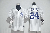 Women New York Yankees #24 Gary Sanchez White New Cool Base Stitched Jersey,baseball caps,new era cap wholesale,wholesale hats